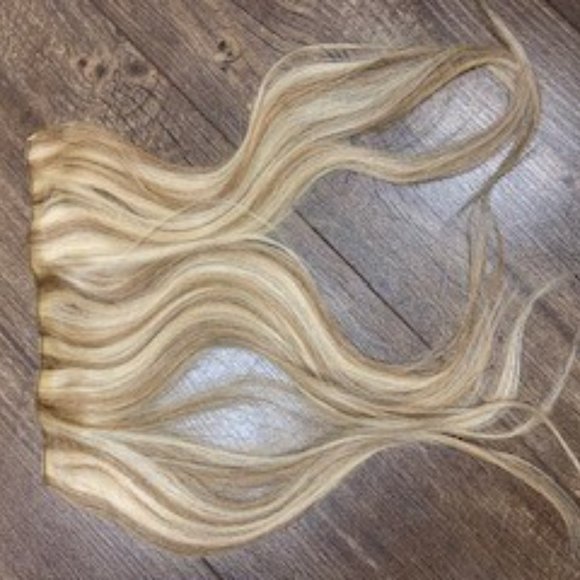 8 Pcs Double Weft Straight Clip In Remy Hair Extensions #18/613 - Picture 4 of 6